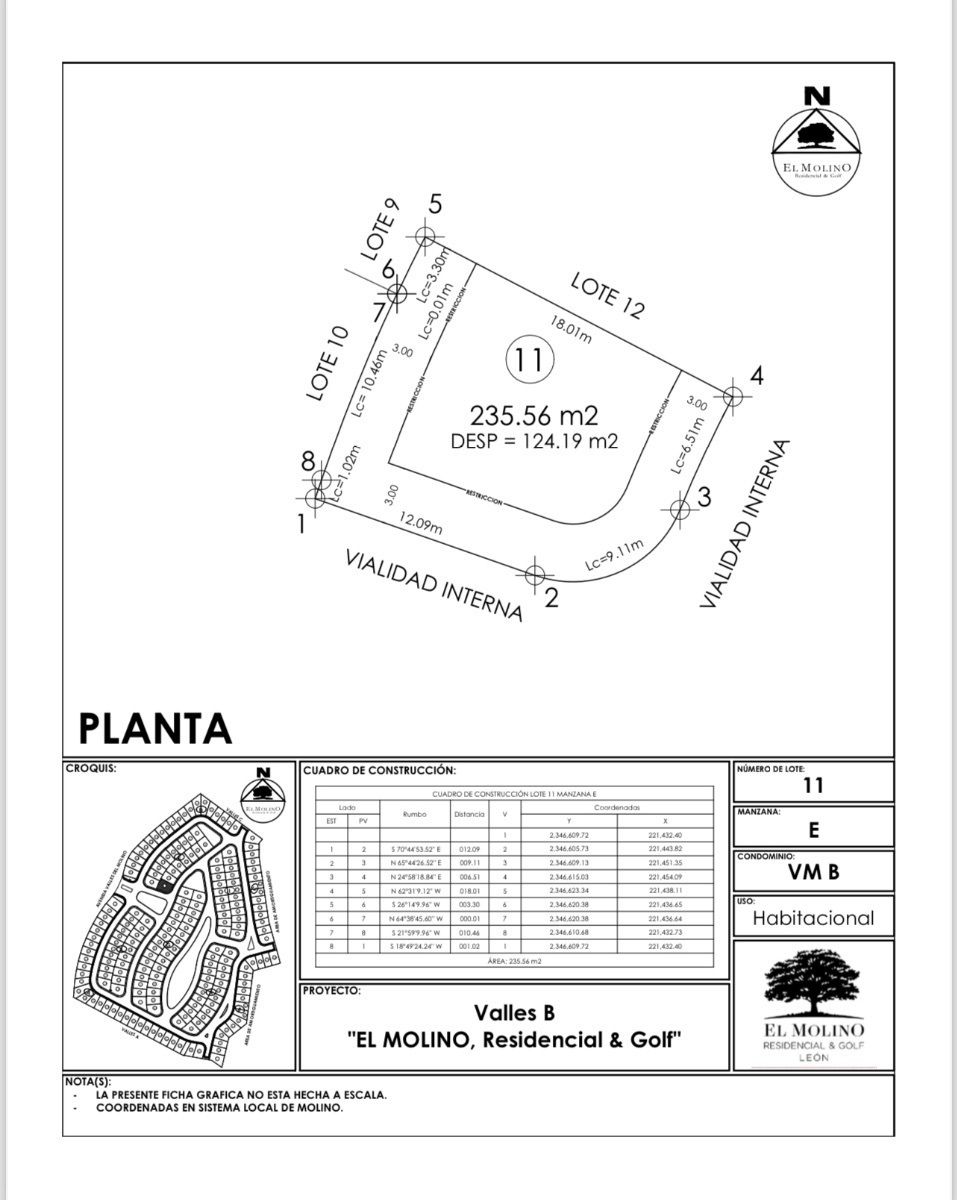 Terreno en venta en El Molino Residencial y Golf — foto 1