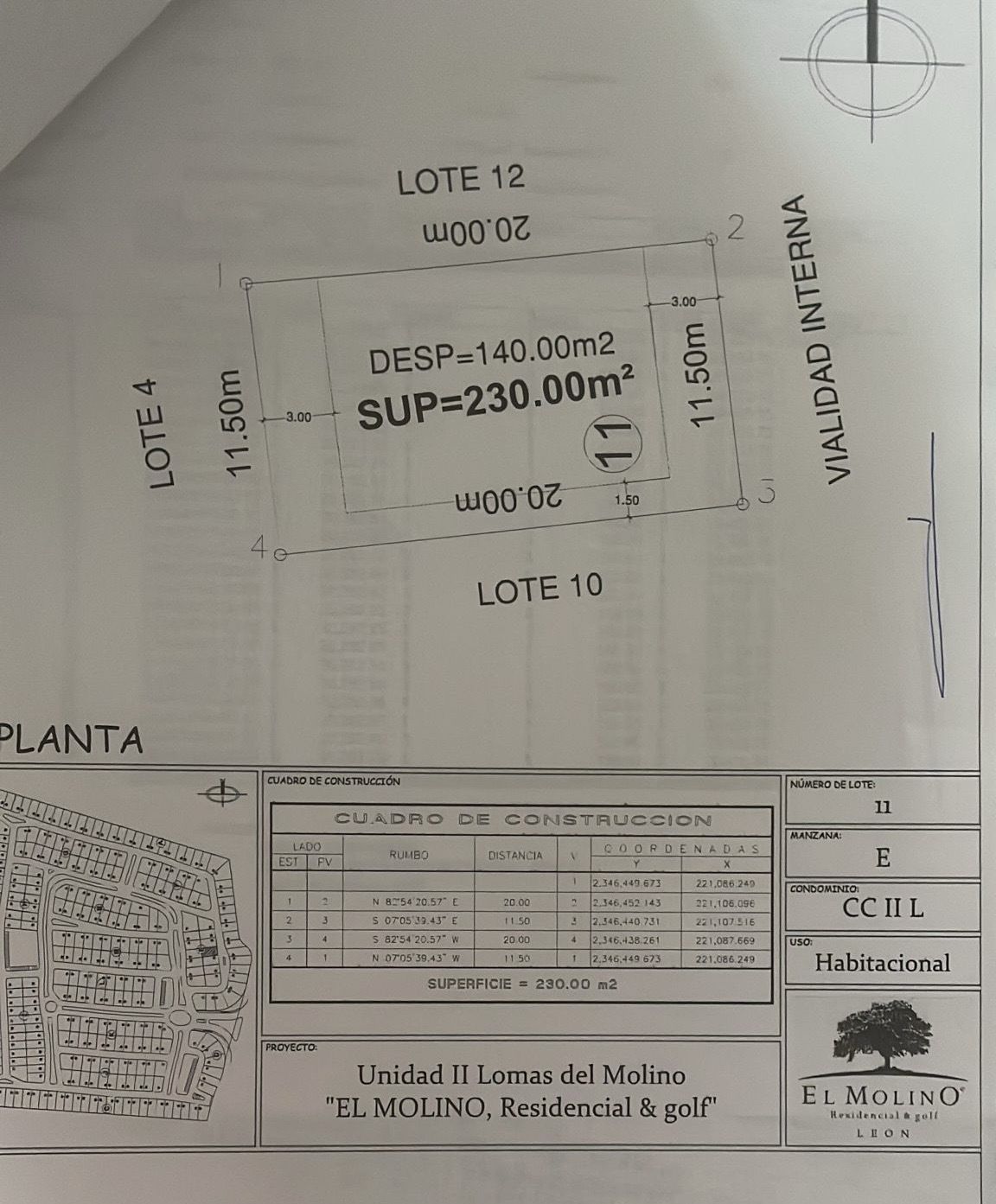 Terreno en venta en El Molino Residencial y Golf — foto 1