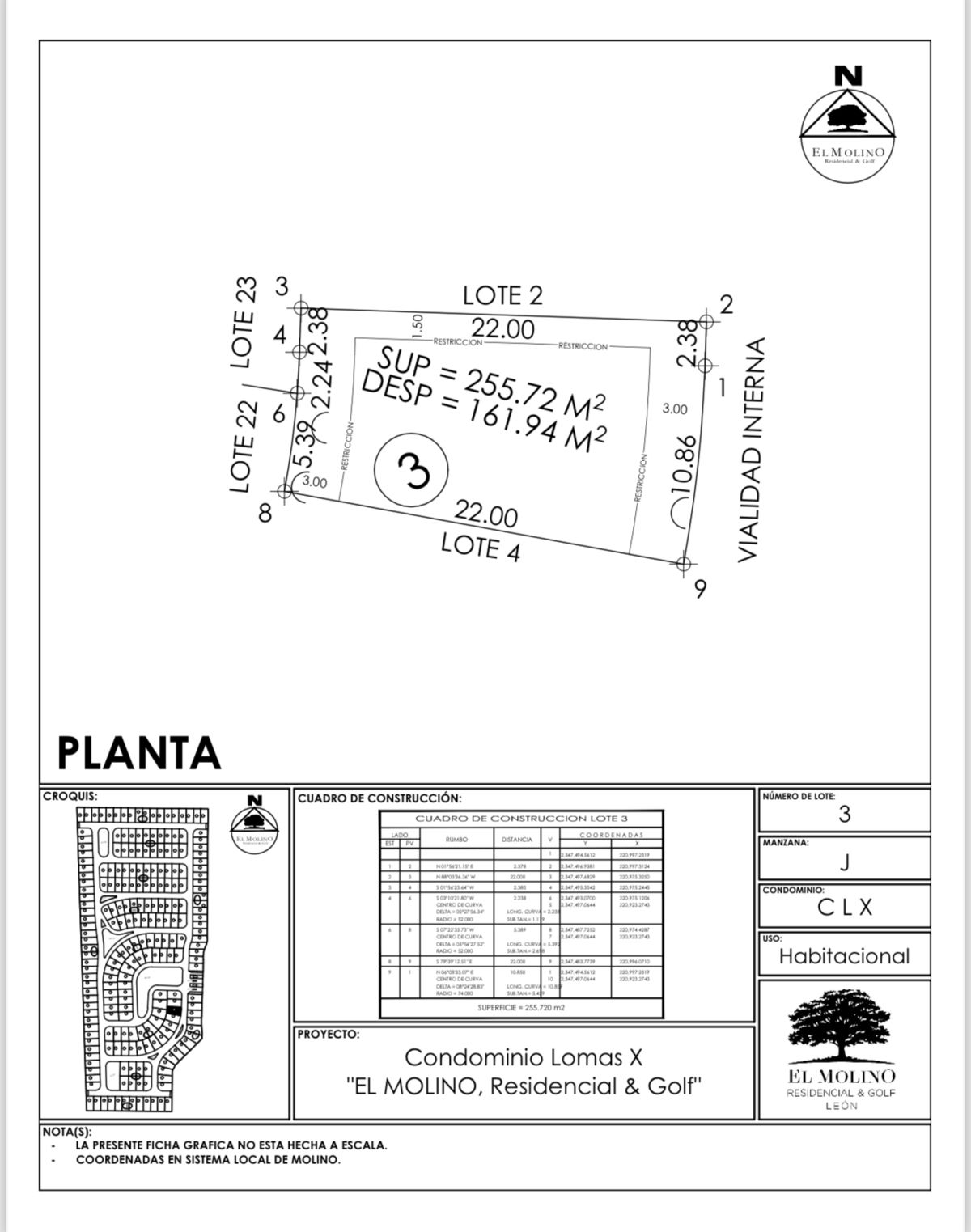 Terreno en venta en El Molino Residencial y Golf — foto 1