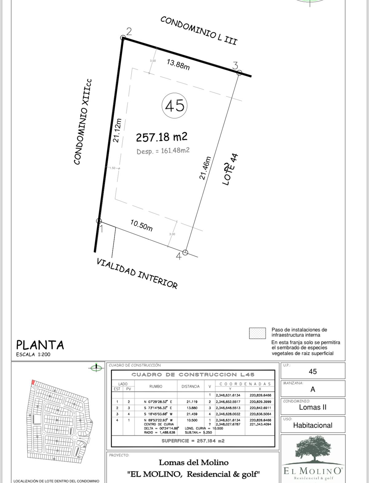 Terreno en venta en El Molino Residencial y Golf — foto 1