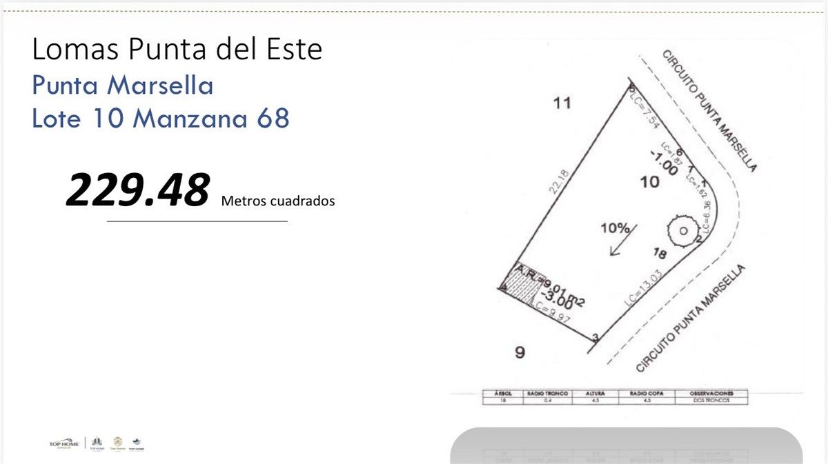 Terreno en venta en Residencial Lomas Puntas del Este — foto 1